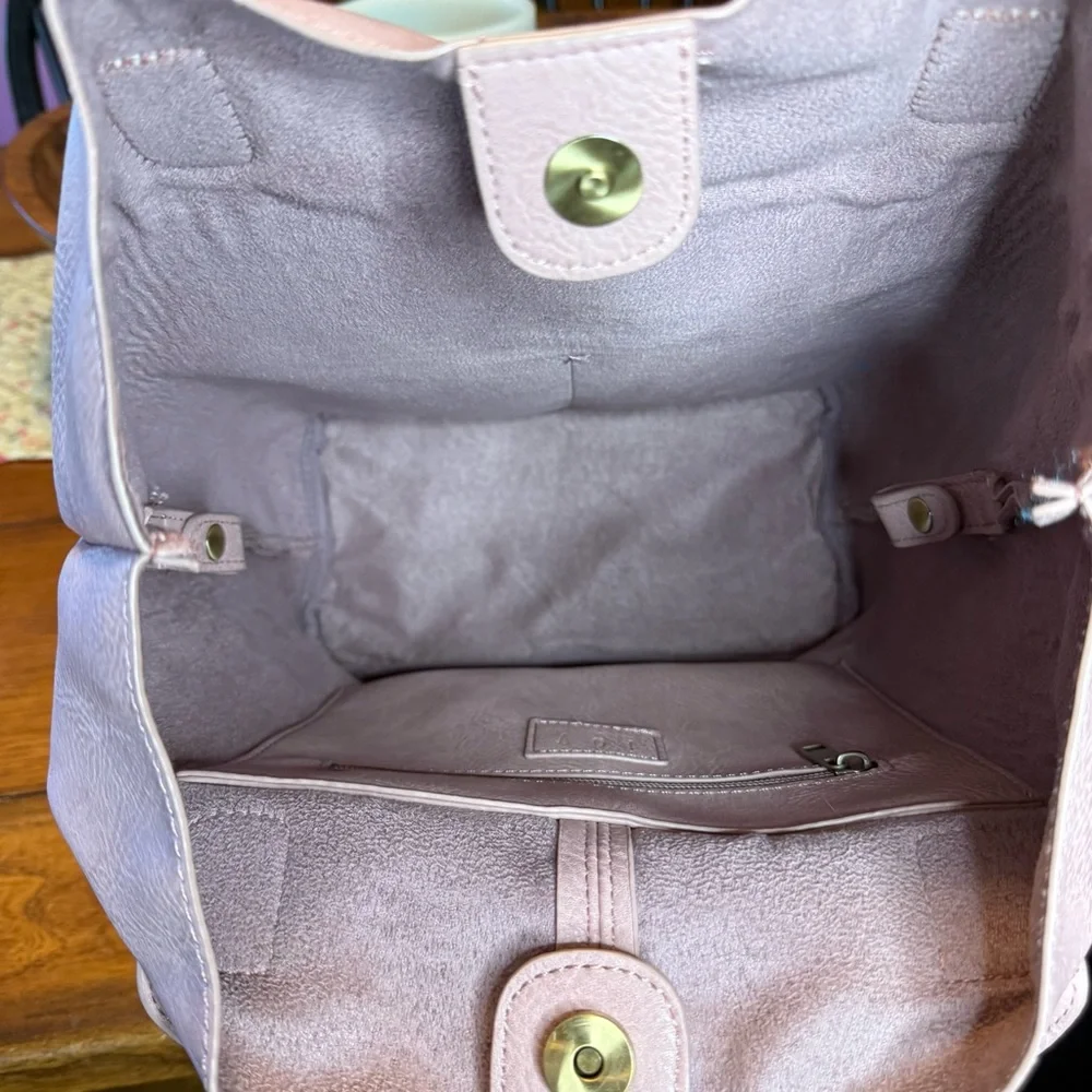 Joy Susan pink vegan tote